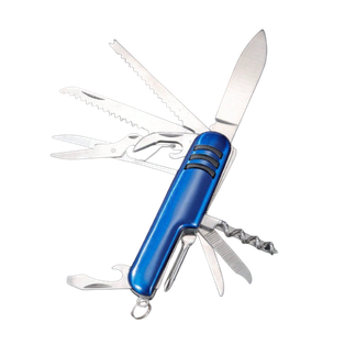 Navaja Acero Inoxidable Azul 11 Funciones