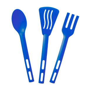 Set de cucharones azules 24cm