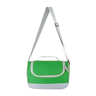 LONCHERA, OXFORD, VERDE, 29*15*20 cm, CLEAR ALUMINIZADA