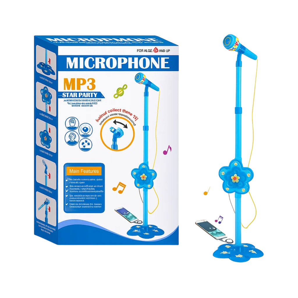 [J129360] MICROFONO, PLÁSTICO, COLORES, 49*32.3*6.5 cm, MICROFONO