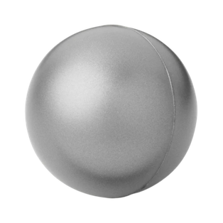 ANTIESTRES, POLIURETANO, PLATEADO, 6.3 cm, FORMA DE PELOTA