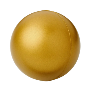 ANTIESTRES, POLIURETANO, DORADO, 6.3 CM, FORMA DE PELOTA