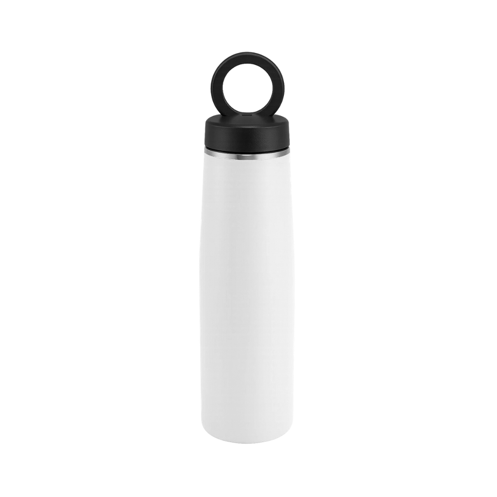 [P299078] Termo, acero inoxidable, blanco, 550ml, Sutra doble pared con anillo magnético para celular