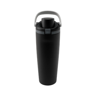 Termo, acero inoxidable, negro, 30 oz, Yawa de boquilla con tapa de seguridad