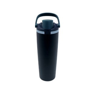 Termo, acero inoxidable, azul oscuro, 30 oz, Yawa de boquilla con tapa de seguridad