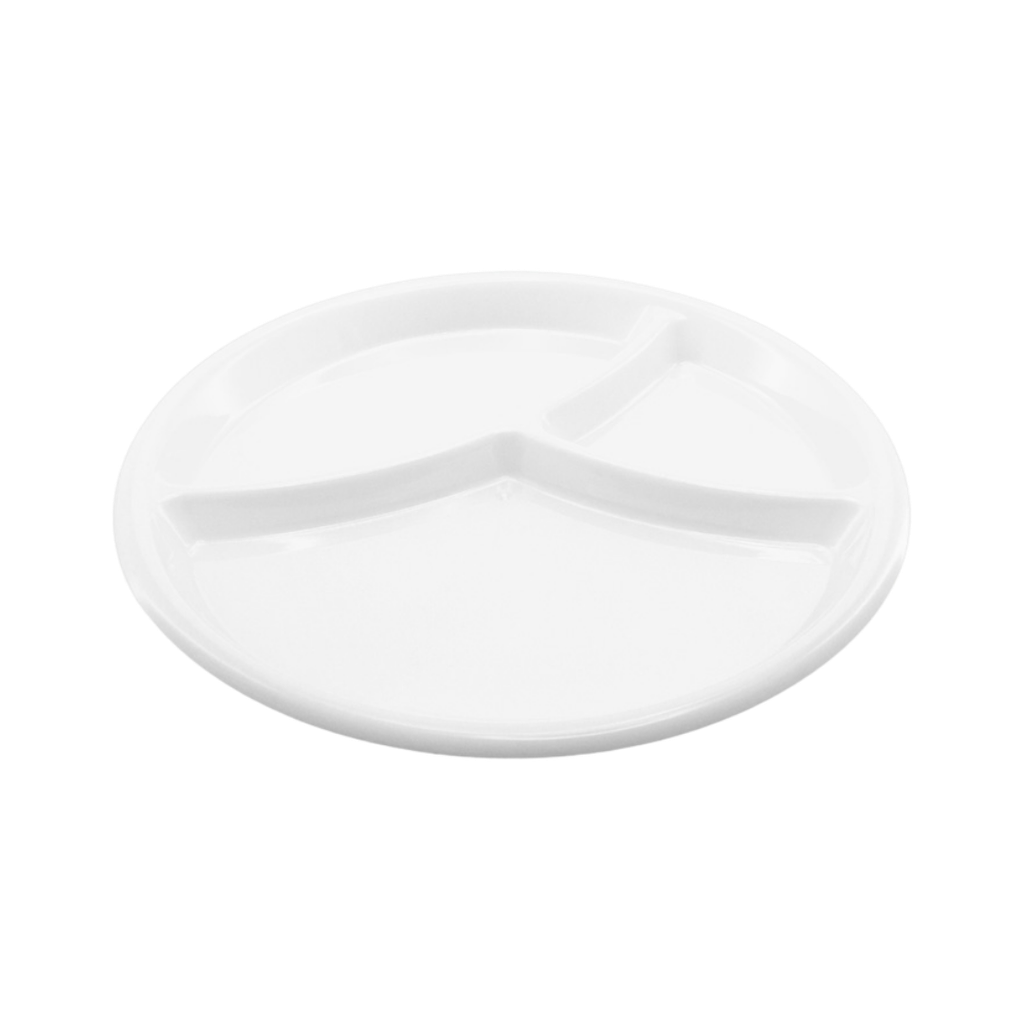 [P299137] Boquitero con divisiones redondo, plastico, 2 cm, Blanco