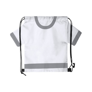 Mochila en forma de camiseta,  Poliéster 210D, 56 x 42 x cm, Blanco