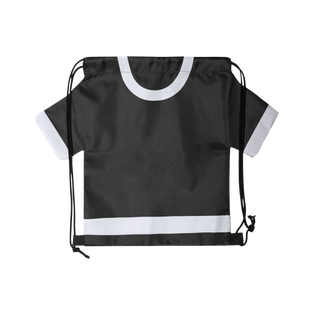 Mochila en forma de camiseta,  Poliéster 210D, 56 x 42 x cm, Negro