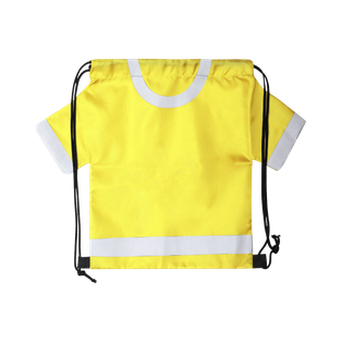 Mochila en forma de camiseta,  Poliéster 210D, 56 x 42 x cm, Amarillo