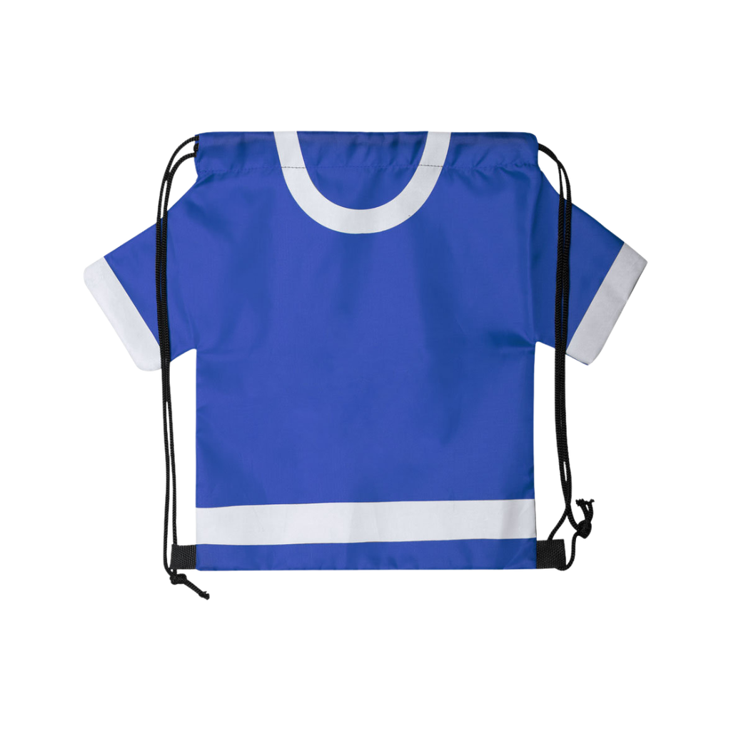 [P299155] Mochila en forma de camiseta,  Poliéster 210D, 56 x 42 x cm, Azul