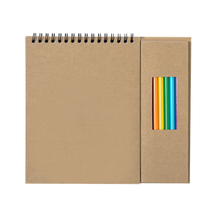 Set, incluye crayones de y block de notas, 21.5 x 18.5 x 1 cm