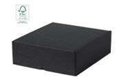 [F490250] CAJA, CARTÓN, NEGRO, 26.5 x 9 x 30 cm, DE PRESENTACIÓN TAMAÑO XL