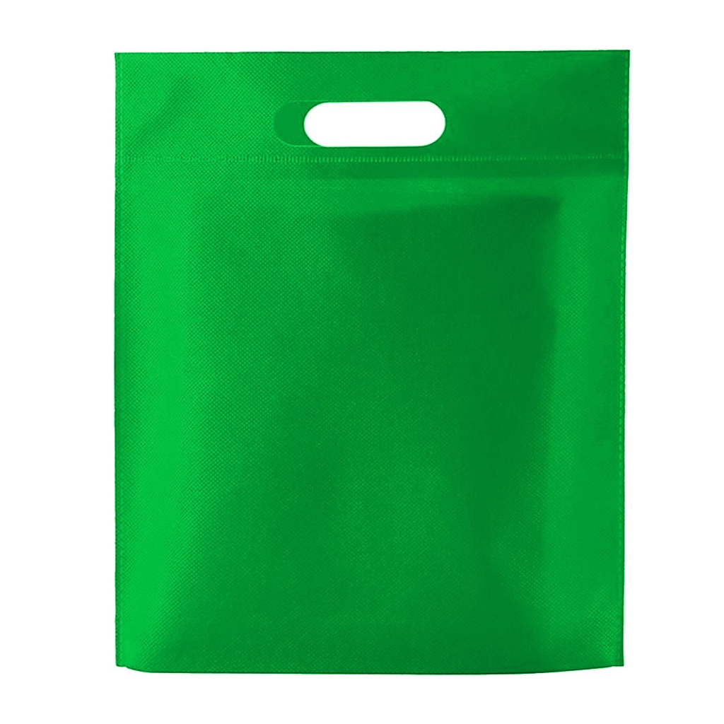 [P294483] bolsa, tela ecológica, verde, 20*25 centimetros, mini sellada 40 gsm