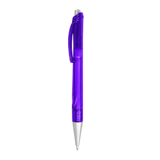 lapiceros, plástico, morado, 14 centimetros, cristal