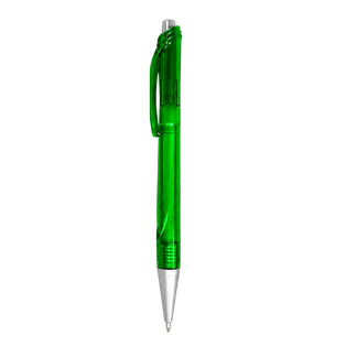 lapiceros, plástico, verde, 14 centimetros, cristal,