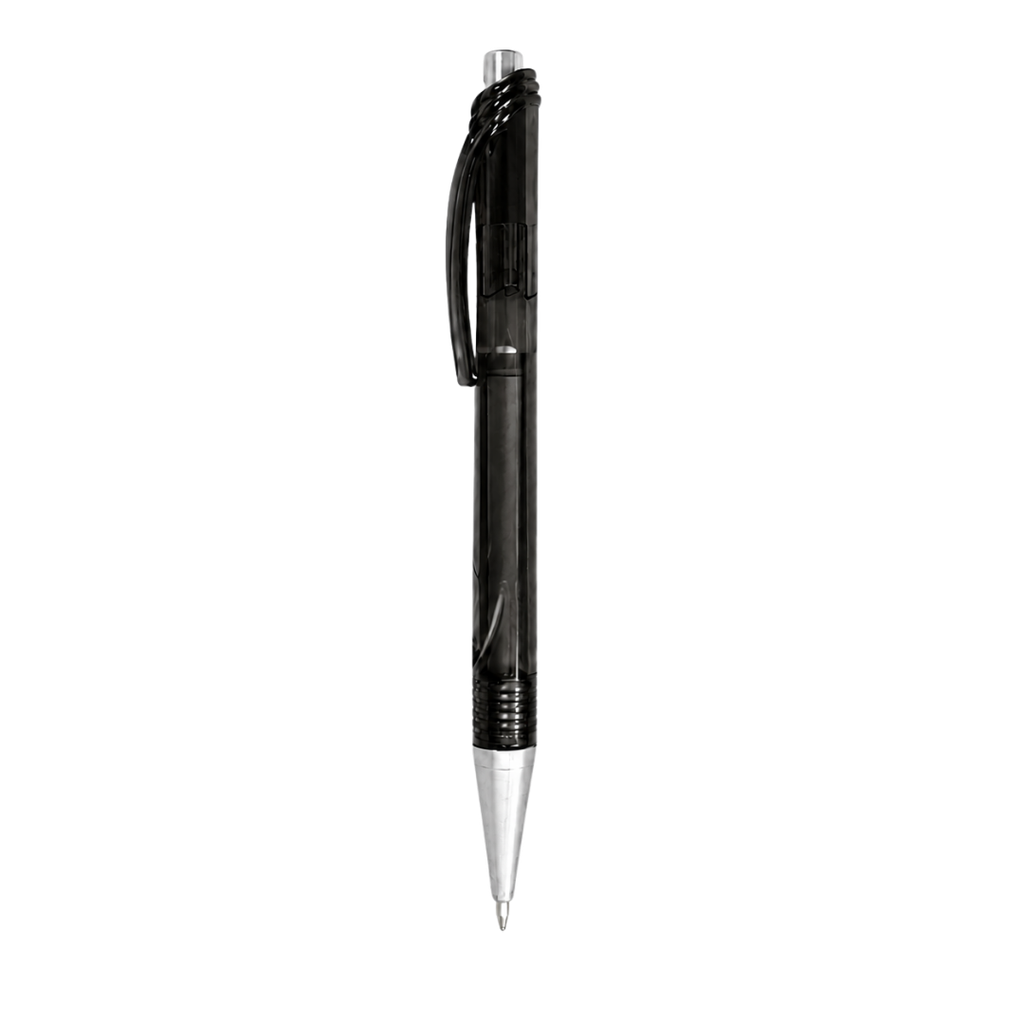 [P280480] lapiceros, plástico, negro, 14 centimetros, cristal,