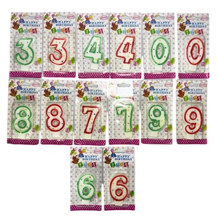 vela numero c/puntitos