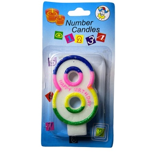 candela party orilla, , color arcoiris,  , numero 8