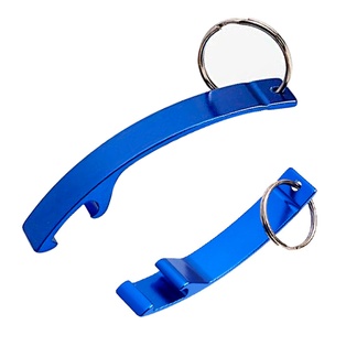 destapador, aluminio, azul, 8*1.4*0.9 centimetros, curvo en forma de garra