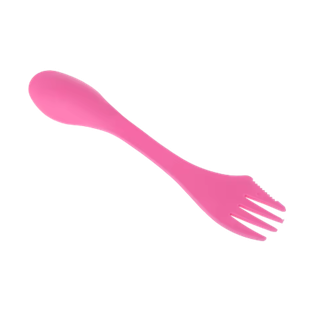 cuchara, plástico, rosado, 3 en 1 ,