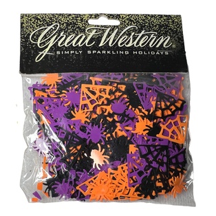 confetti, plástico, personalizado,  nd, diseño arañas