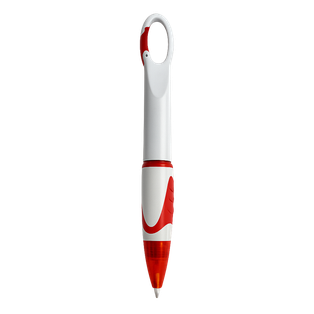lapiceros, plástico, rojo, 14 centimetros, con gancho