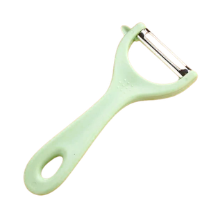pelador, plástico, verde,  ,