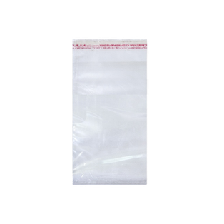 100 bolsas plastocas con adhesivo 17*7cm