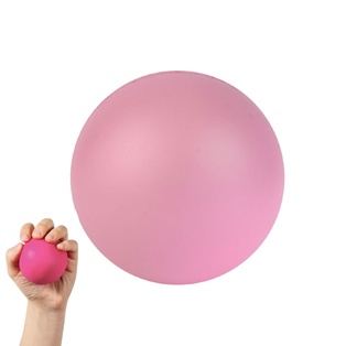 antiestres, poliuretano, rosado, 6.3 cm , forma de pelota