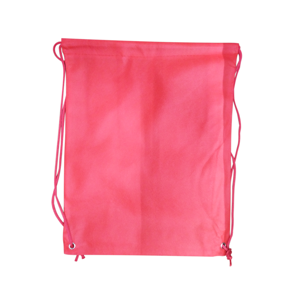 [P240651] bolsa tipo mochila, tela ecológica, rojo, 32*42 centimetros, cosida