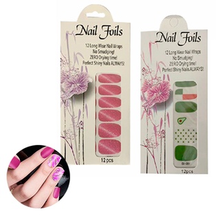 sticker, plástico, surtido, 7.5*15 centimetros, para uñas