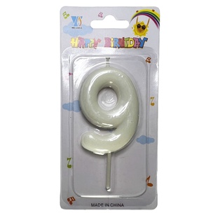 vela no. 9 neon 6.8*14cm