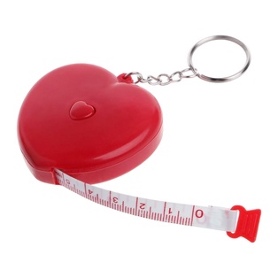 metro llavero, plástico, rojo, 5*5 centimetros, forma de corazon