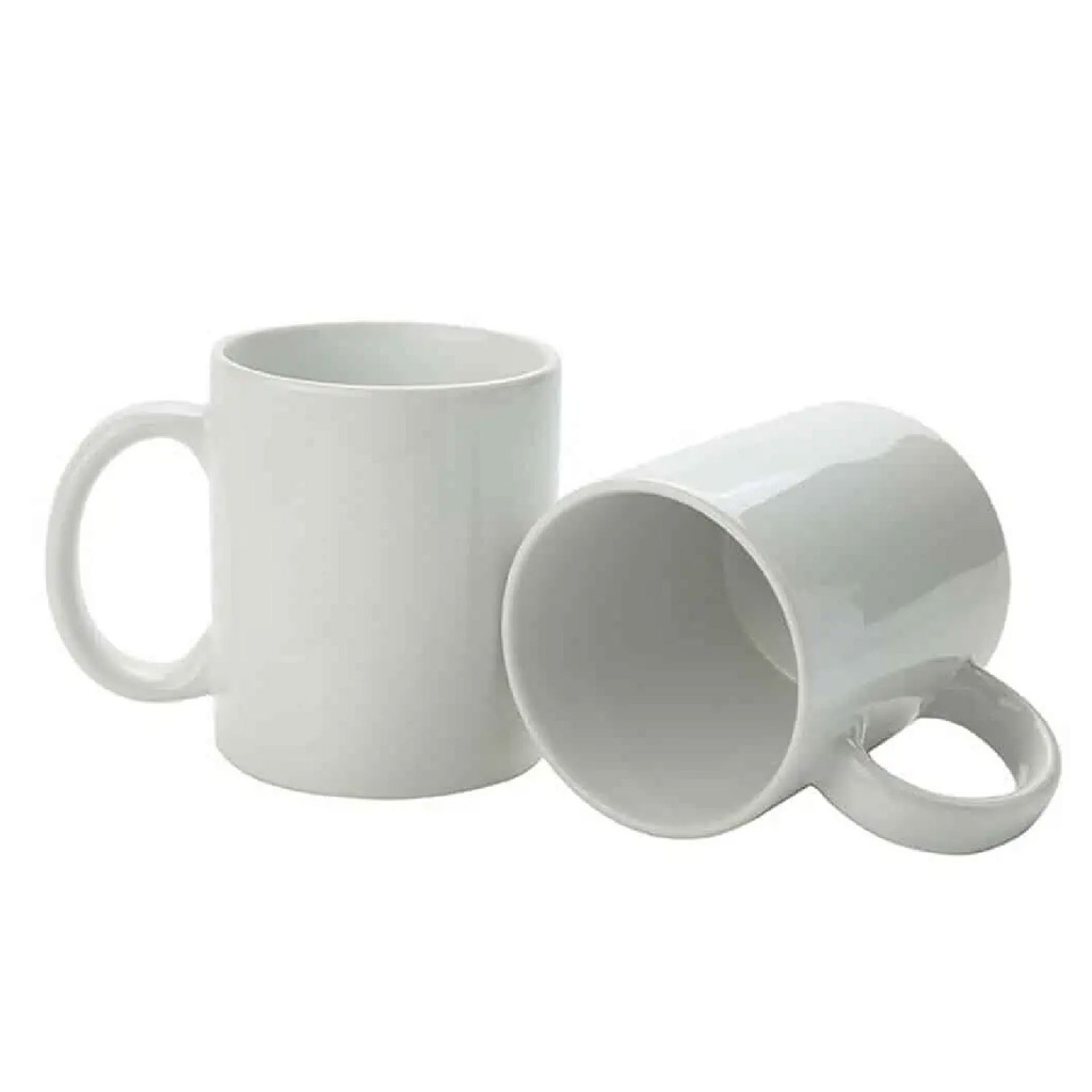 [P251246] taza, cerámica, blanco, 8.2*h9.5 cm 11 oz , para sublimar