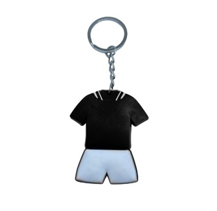 llaveros, pvc, negro,  nd, en forma de camiseta