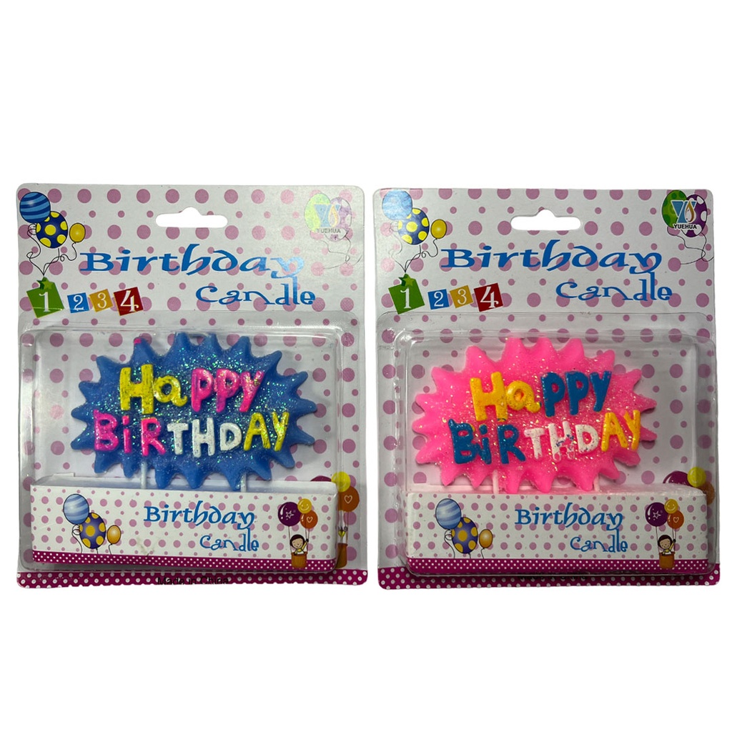 [F410093] vela leyenda happy birthday