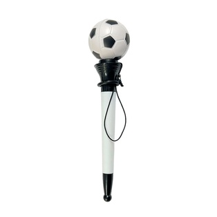 lapiceros, plástico, , 17 cm blanco con , negro, con pelota saltarina