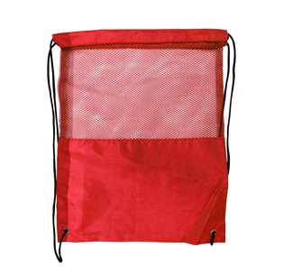 mochila, tafeta, rojo, 43*34 centimetros, con malla