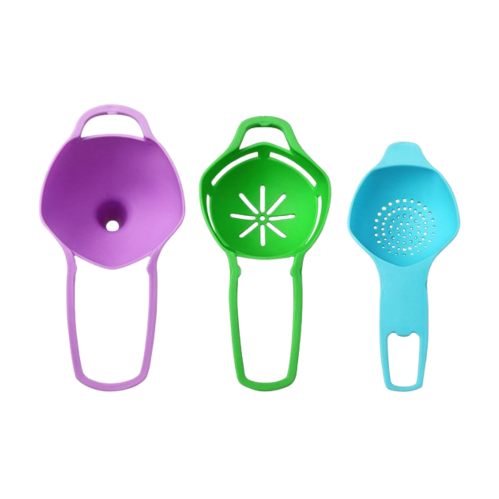 [H541154] set de utensilios, plástico, surtido, 3 pcs de , cocina 7.5*10.5