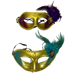 antifaz pluma