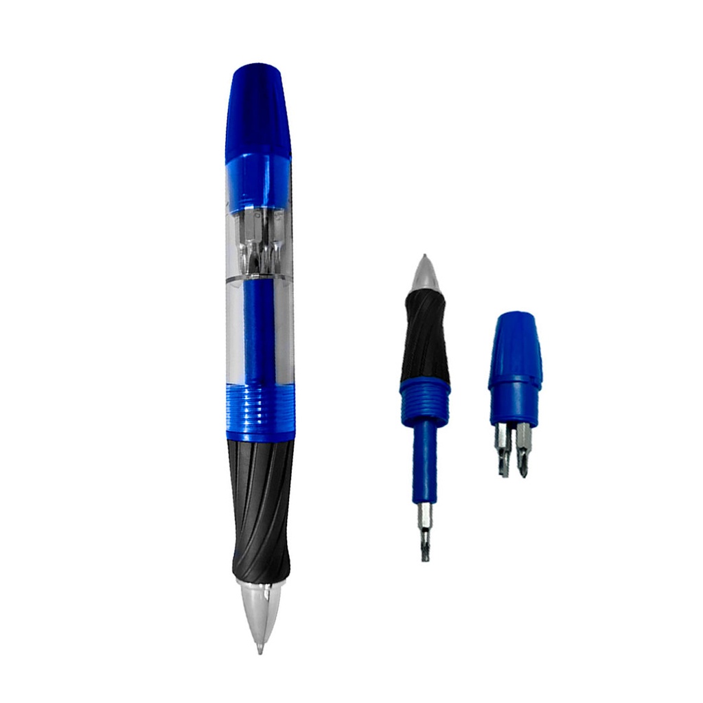 [P292946] lapiceros, plástico, azul,  nd, con linterna y set de herramientas