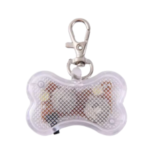 luz led, , transparente, 4.7*3 centimetros, para collar forma de huesito
