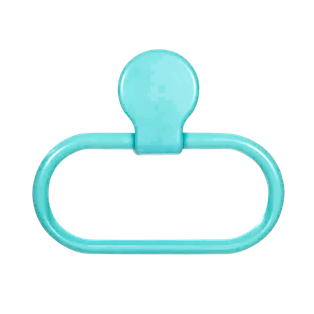 colgador de toalla, plástico, surtido, 14.8*12.2 centimetros,