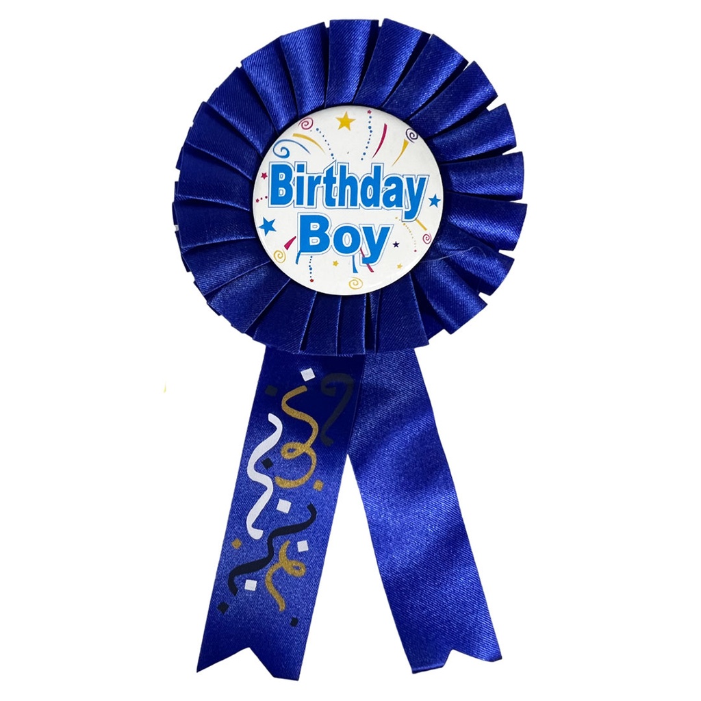 [F420726] liston azul de cumpleaños 7.5*5cm