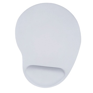 mouse pad, foamy, blanco,  nd, con posa muñecas