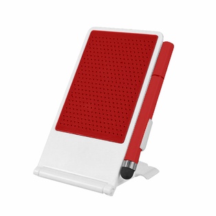 posa celular, plástico, rojo,  nd, con lapicero touch