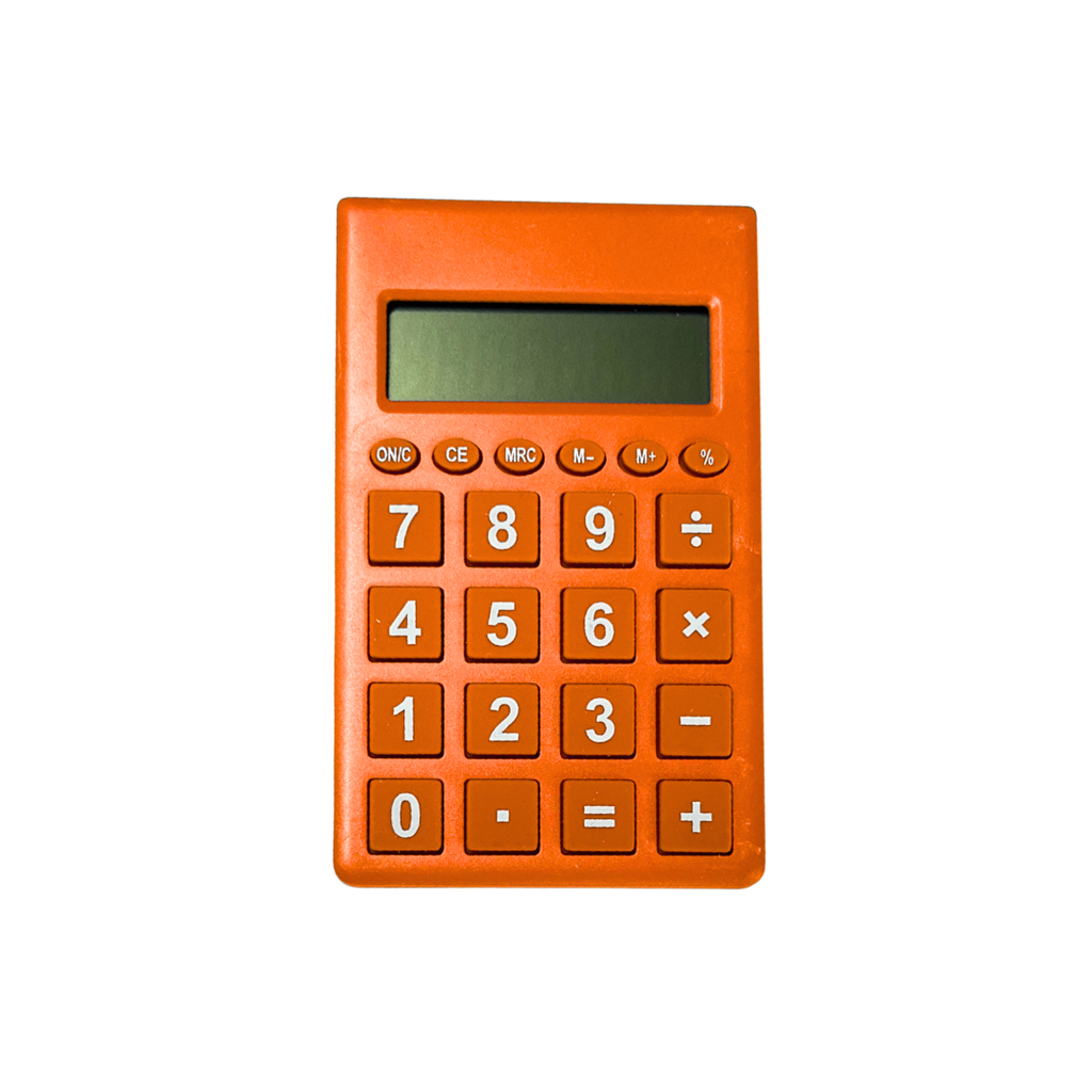 [P280429] calculadora peq naranja