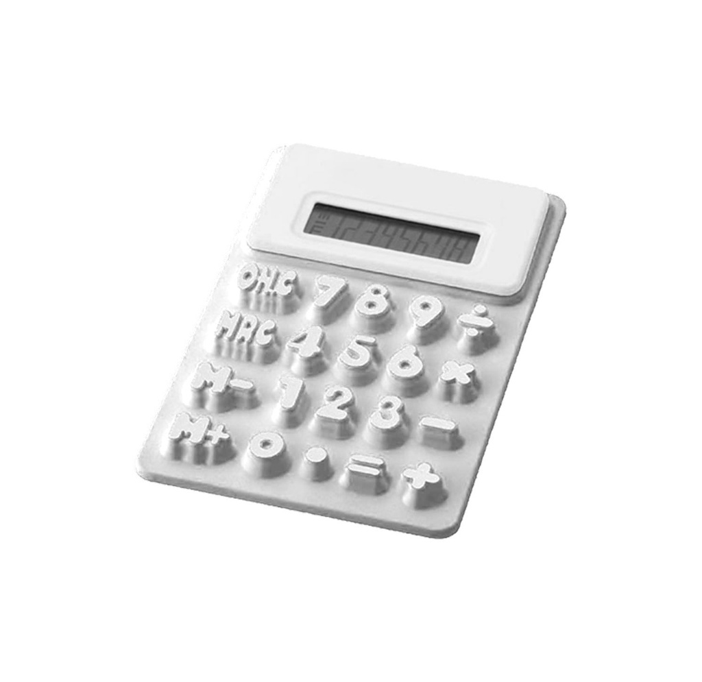 [P280459] calculadora flexible blanco
