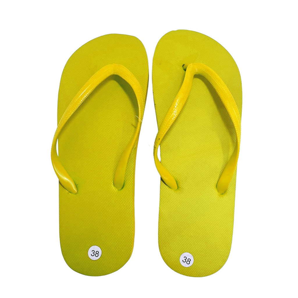 [P260419] sandalias, foamy, amarillo, 39-43 talla,