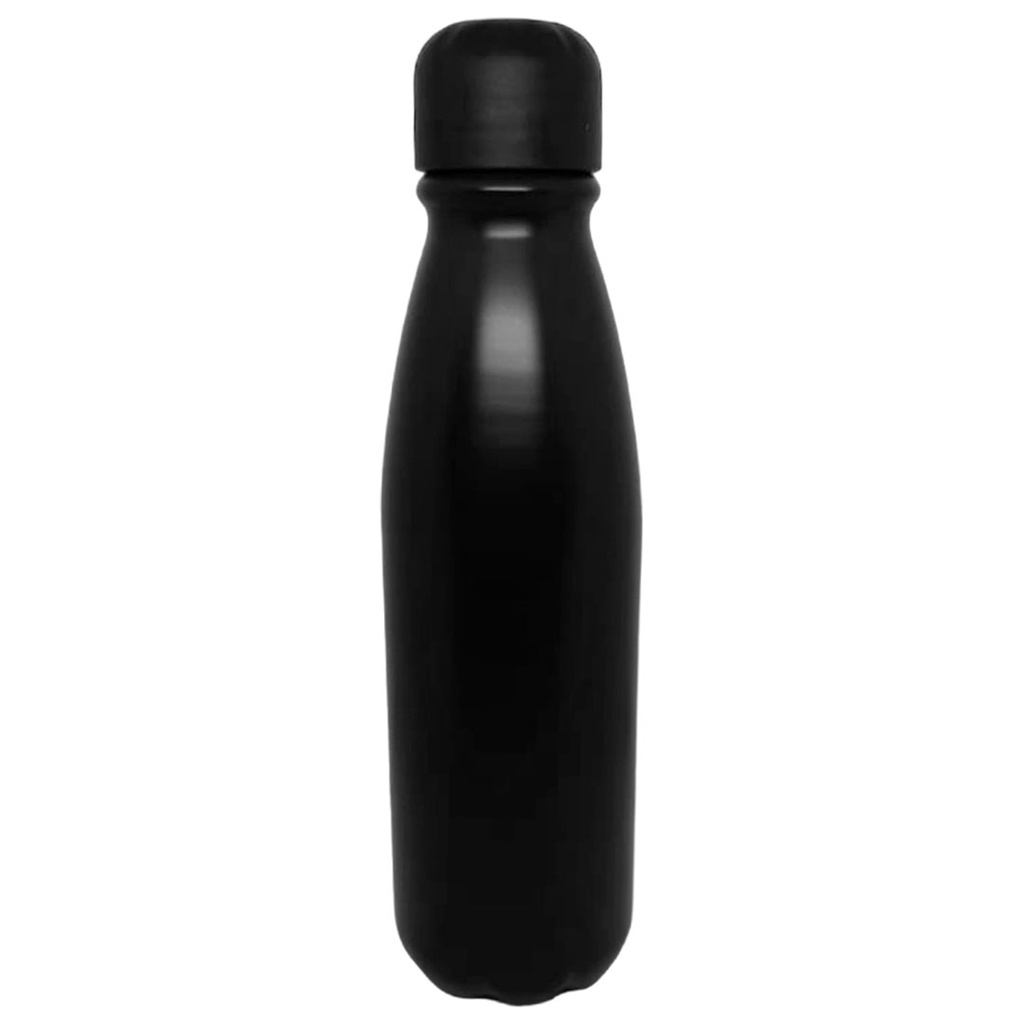 [P251218] botella, aluminio, negro mate, 500 ml , oceano